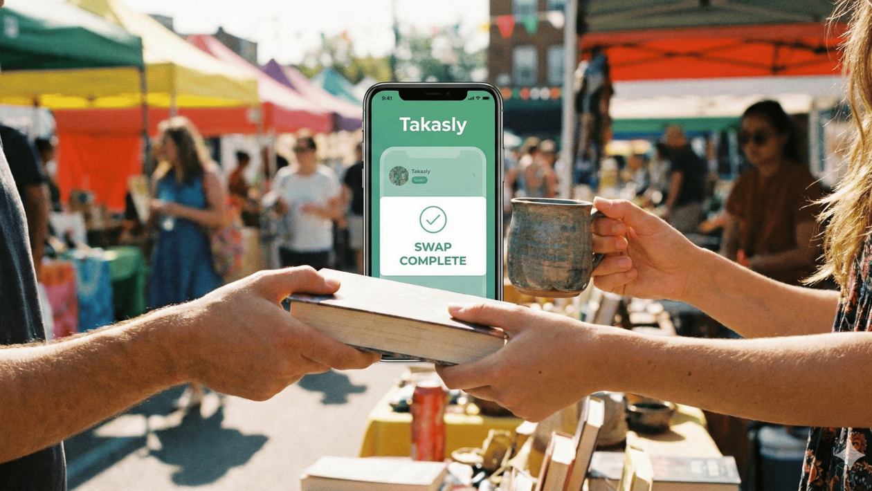 Takas ile Eşyalarınızı Değerlendirin: Takasly ile Sıfır Komisyon, Sıfır Zorluk