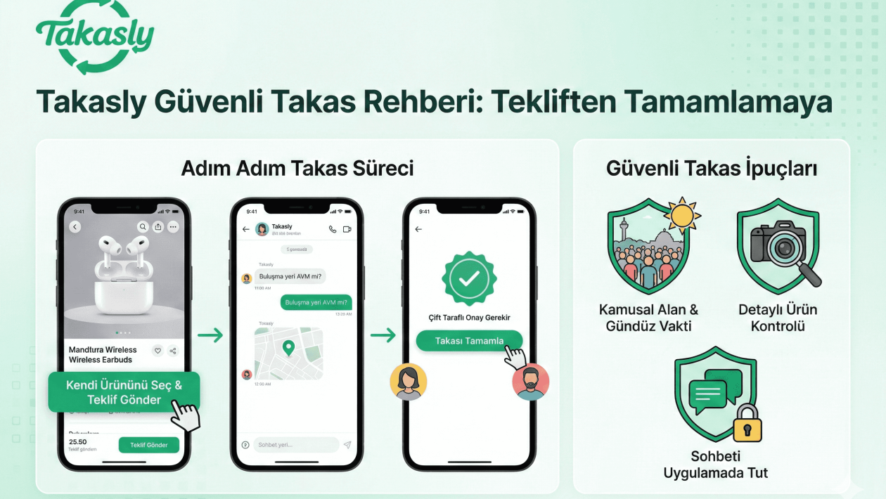 Takas Rehberi: Takasly'de Nasıl Takas Teklifi Verilir ve Güvenli Takas Stratejileri