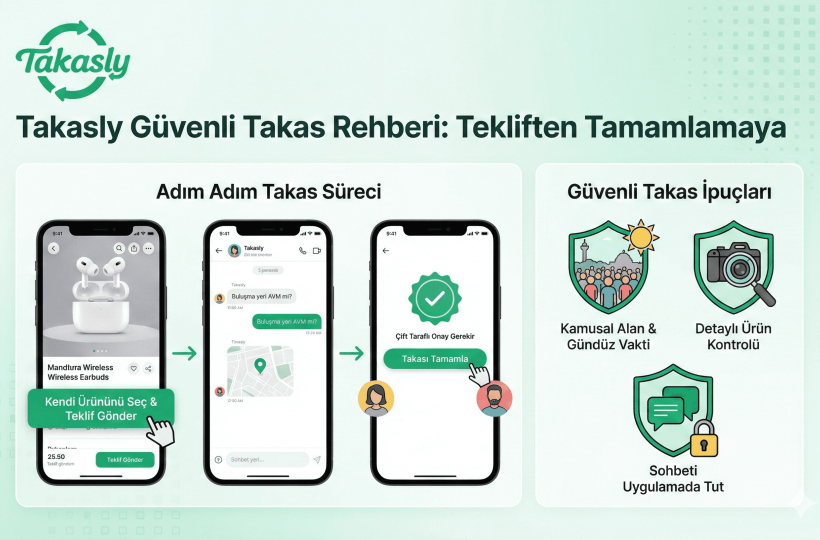 Takas Rehberi: Takasly'de Nasıl Takas Teklifi Verilir ve Güvenli Takas Stratejileri
