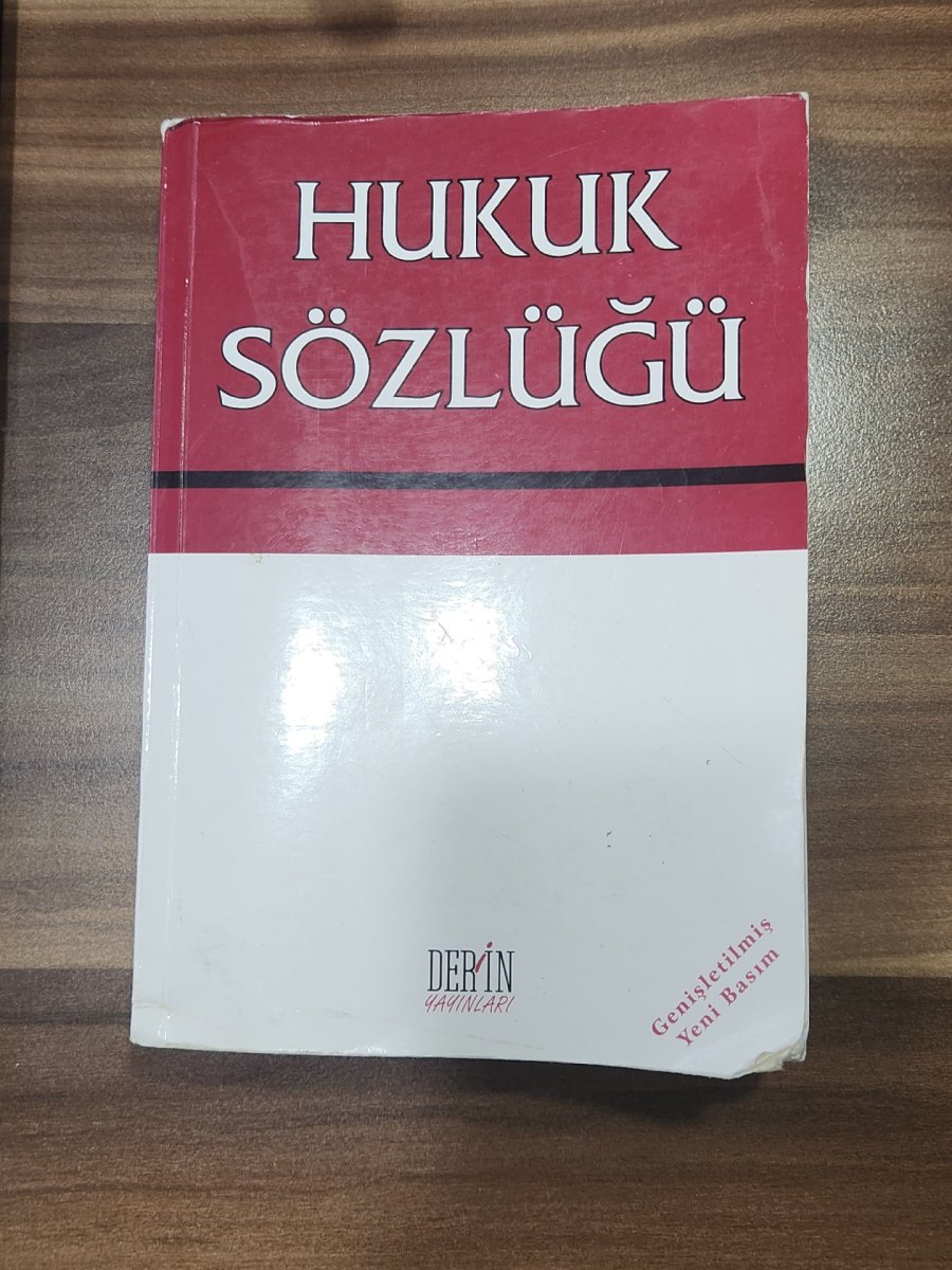 Hukuk Sözlüğü Kitabı