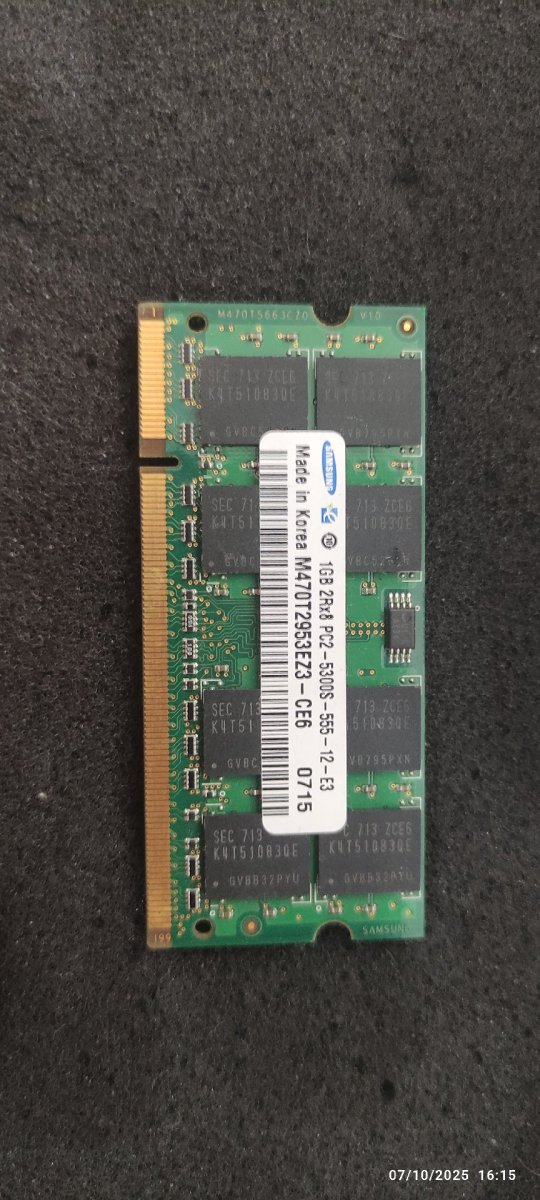 Samsung ddr2 1 gb